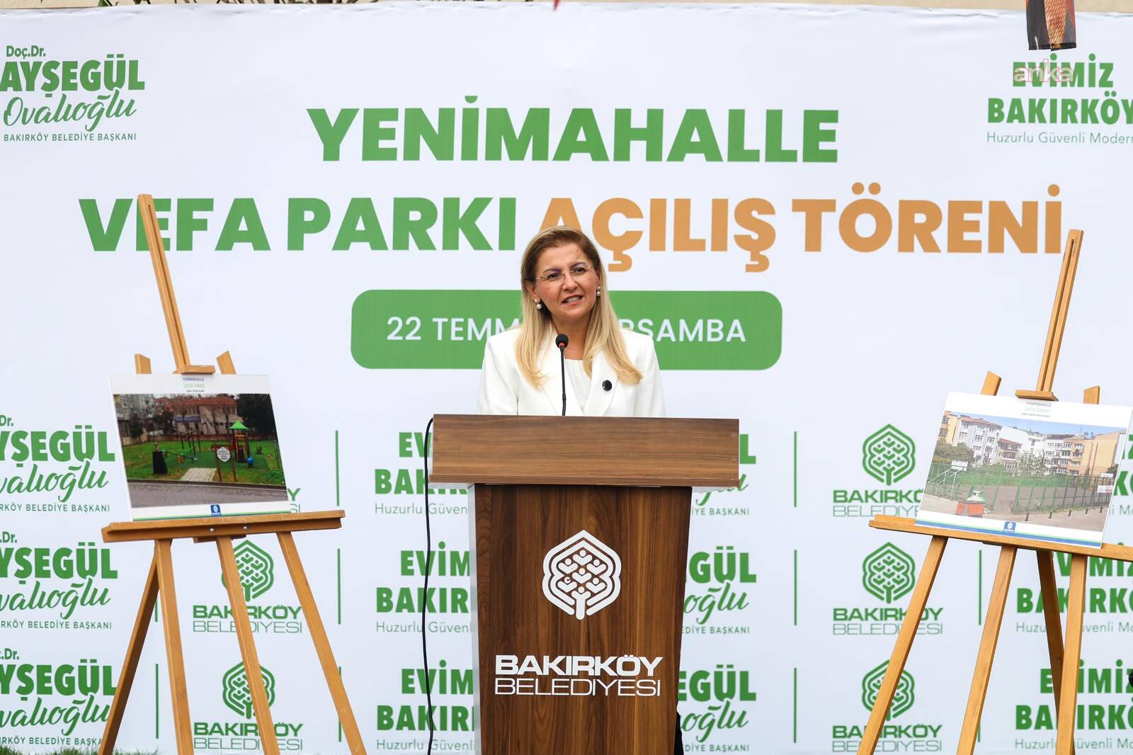 Bakırköy Vefa Parkı, yenilenen yüzüyle hizmete açıldı