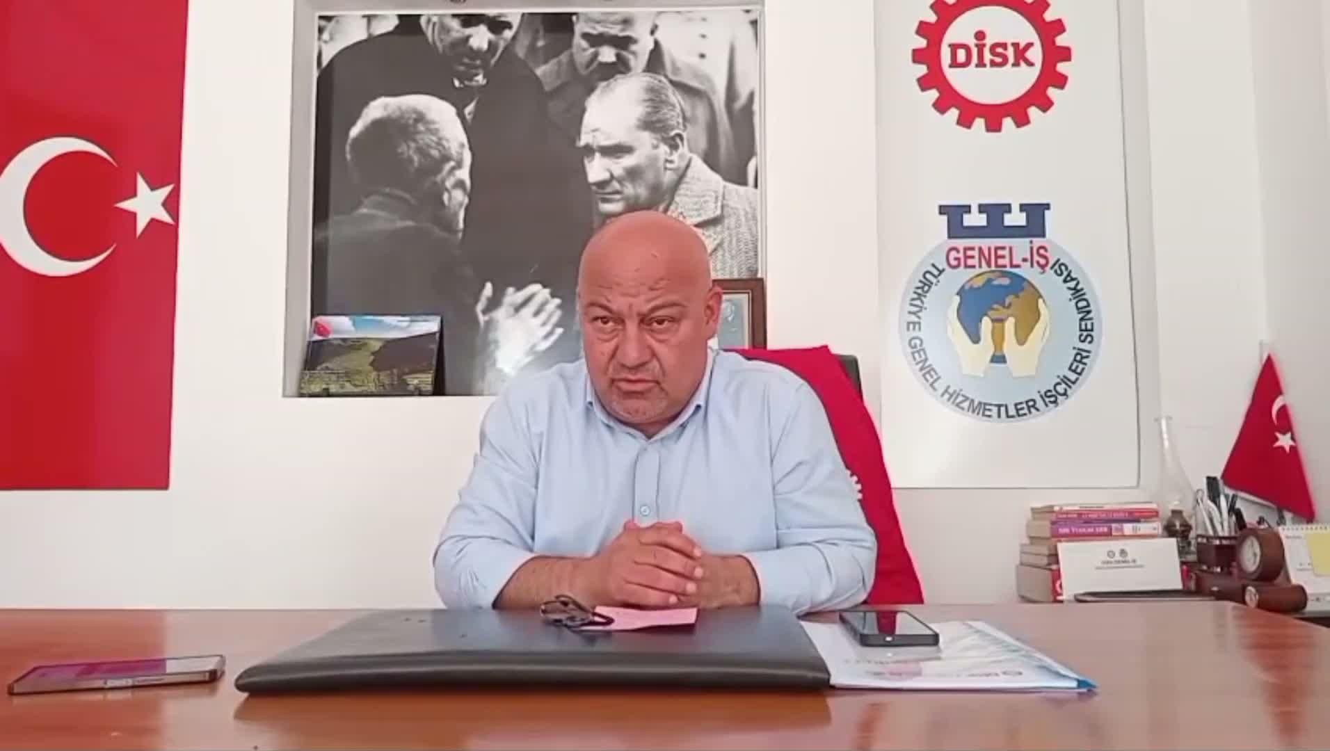 DİSK Genel-İş Sendikası Rize-Artvin Şube Başkanı Bilgin: Bu ücretlerle yaşanmaz, bu ücretlerle geçinilmez