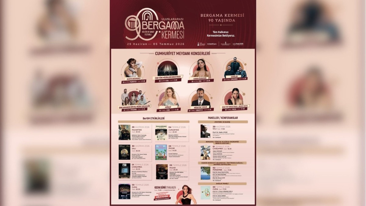 90. Uluslararası Bergama Kermesi için geri sayım başladı