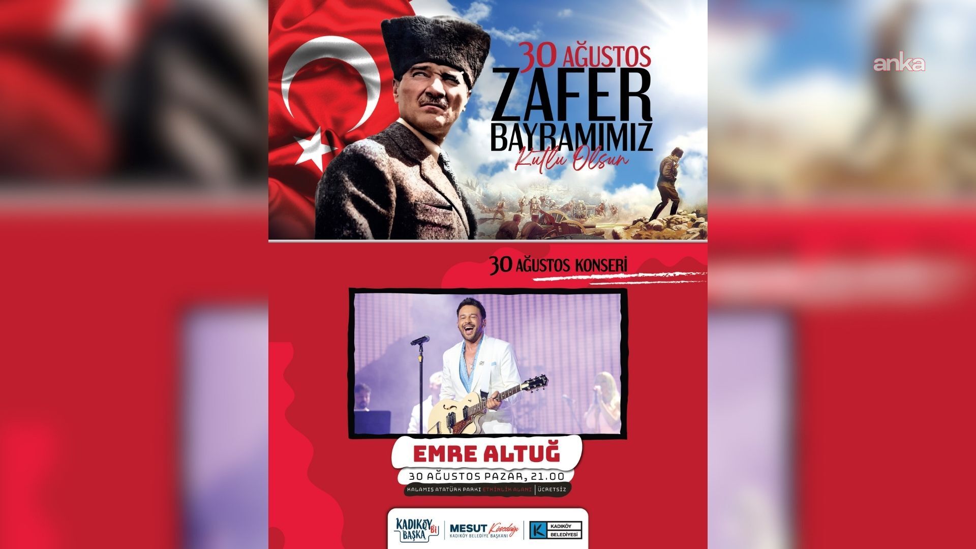 Kadıköy'de 30 Ağustos, etkinliklerle kutlanacak