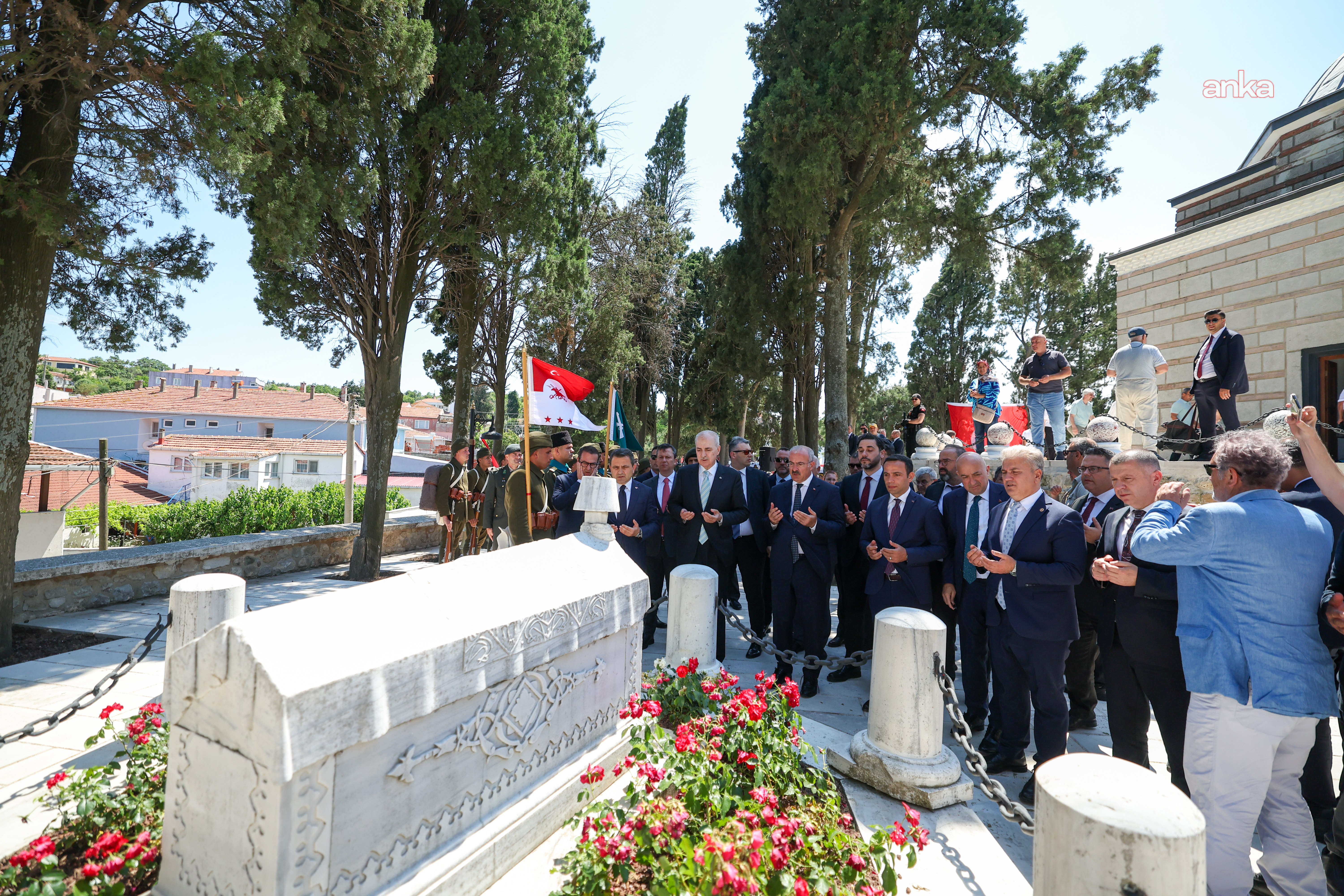 TBMM Başkanı Kurtulmuş, Çanakkale'de Gazi Süleyman Paşa'yı anma törenine katıldı