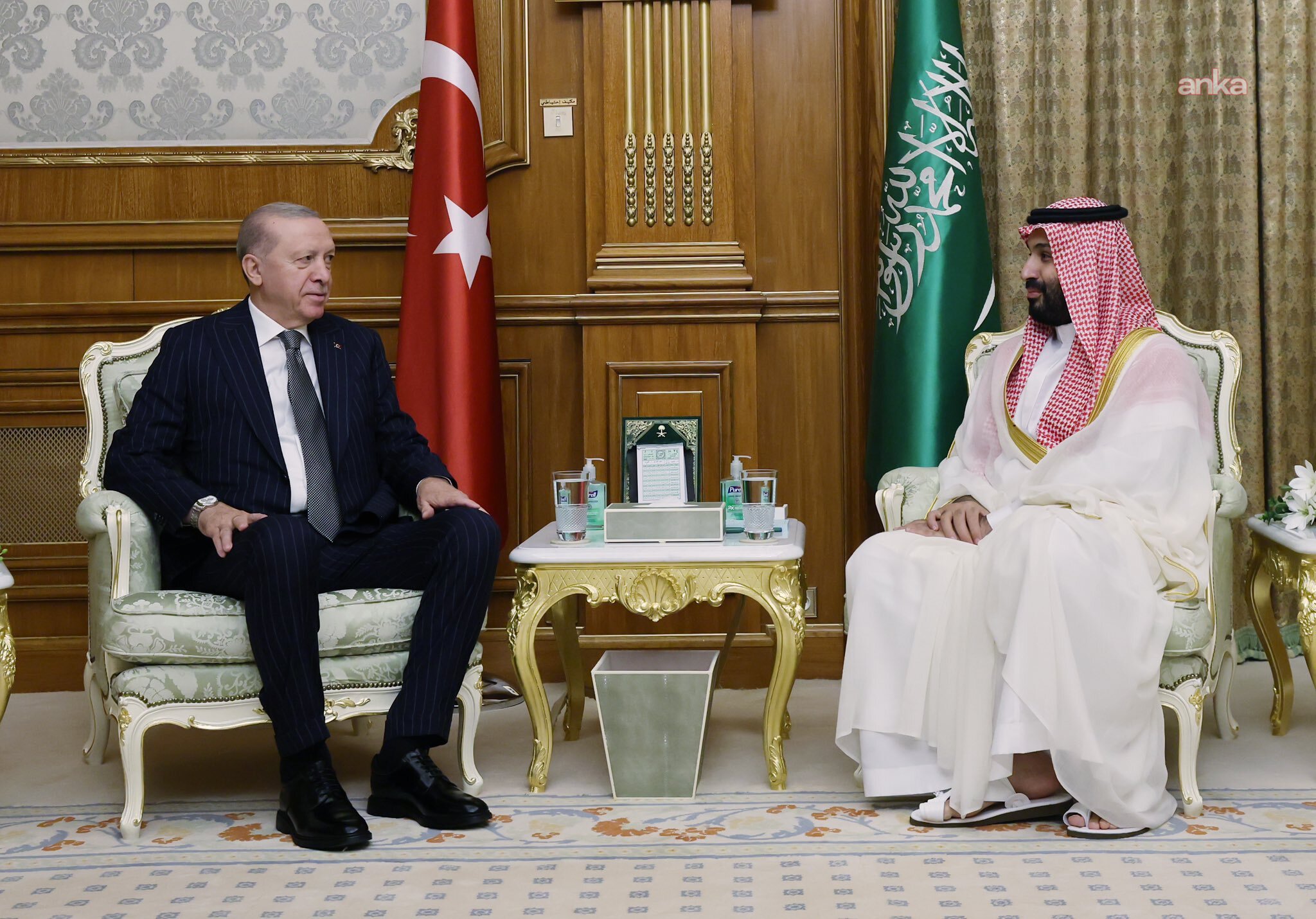 Cumhurbaşkanı Erdoğan, Suudi Arabistan Veliaht Prensi bin Selman ile görüştü