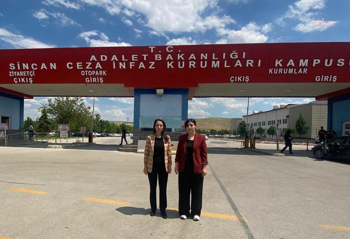 DEM Parti Eş Genel Başkanı Hatimoğulları'ndan Sincan Cezaevi ziyareti