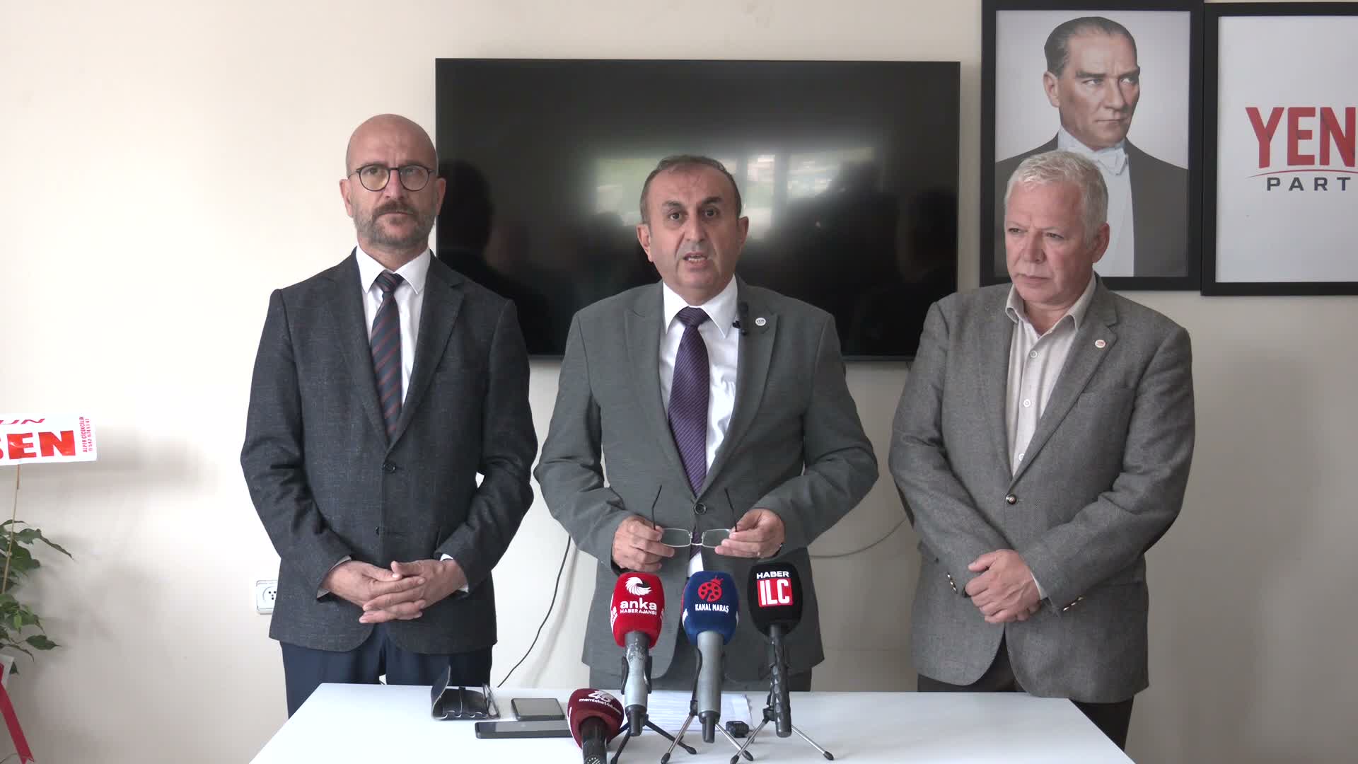YENİ Parti Kahramanmaraş İl Başkanı Ünal Ateş: "Özgür basın sansüre boyun eğmez"