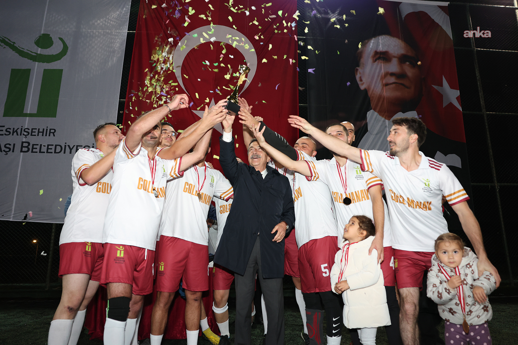 Tepebaşı Belediyesi personeli "Cumhuriyet Kupası"nda buluştu