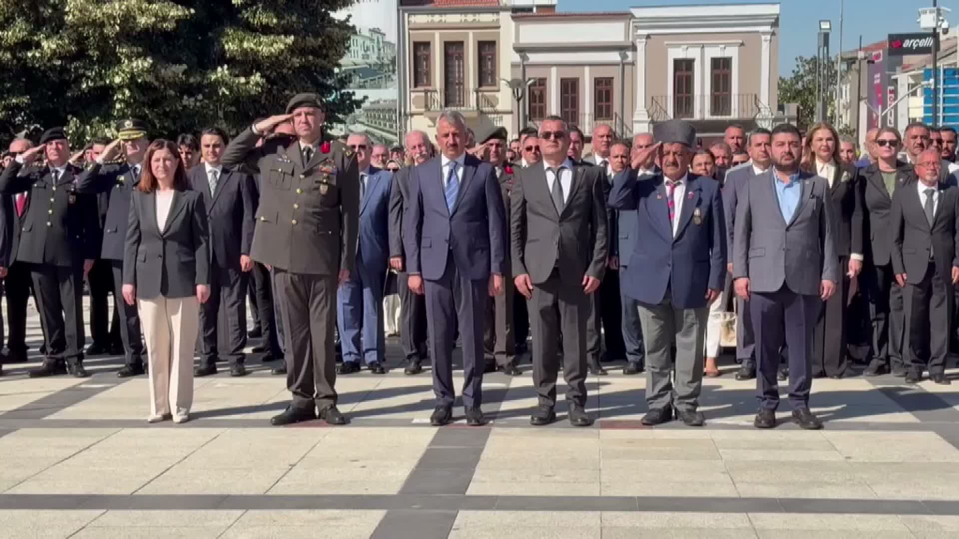 Edirne'de 19 Eylül Gaziler Günü dolayısıyla tören düzenlendi