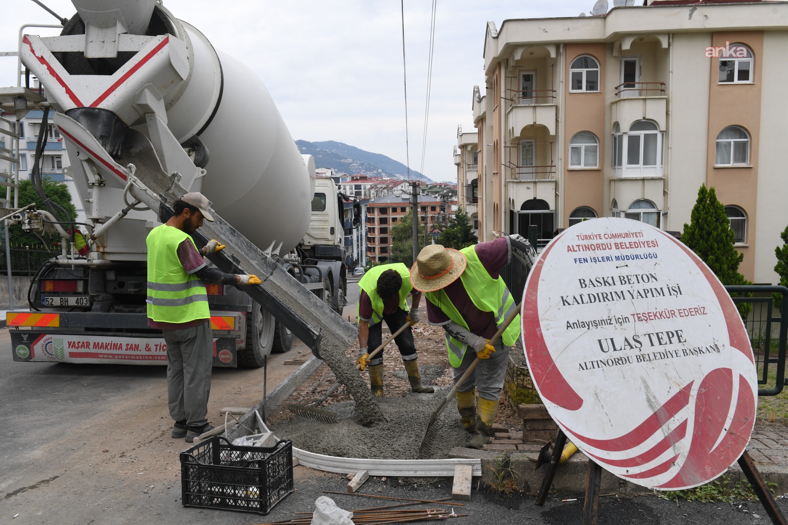 Altınordu Belediyesi’nden kent merkezinde kaldırım seferberliği