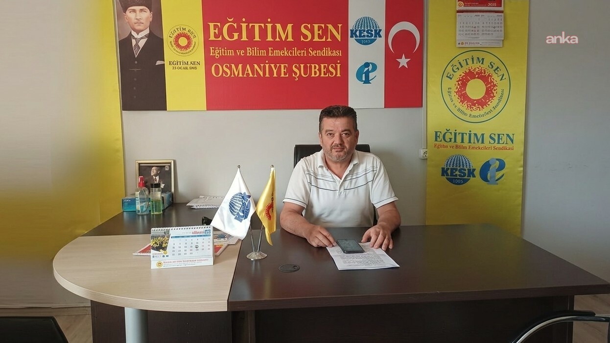 Ankara’da eylem yapan öğretmenlere Osmaniye’den destek mesajı