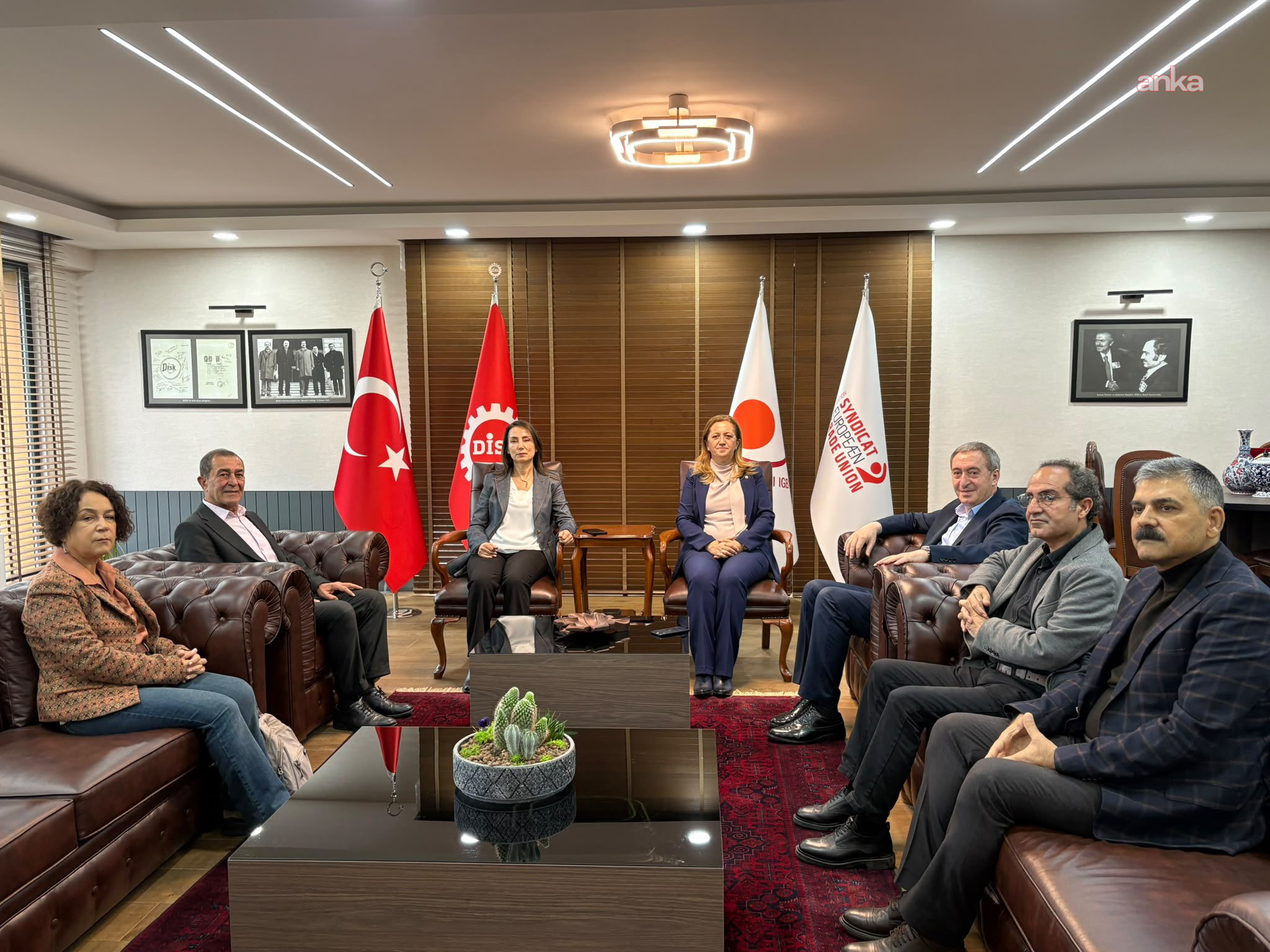 DEM Parti'den DİSK Genel Merkezi’ne ziyaret