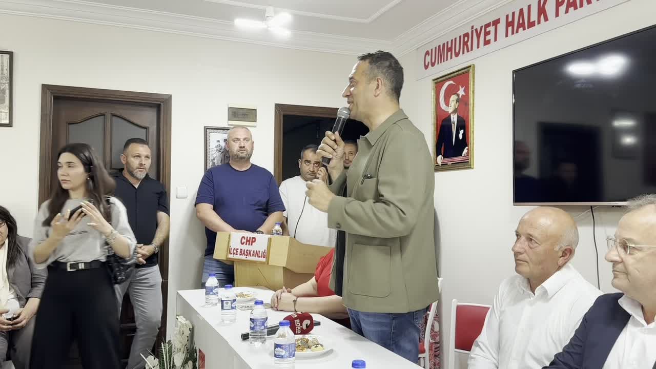 CHP'li Başarır Maçka'da konuştu: “Butlancı arkadaşlar gelin, Maçka'da 40 metre yürüyün”