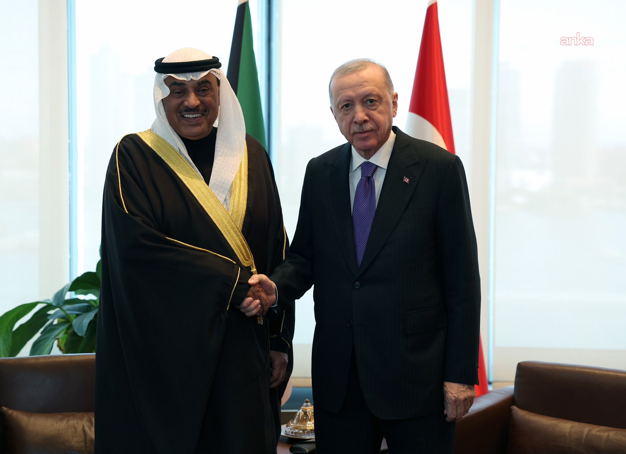 Cumhurbaşkanı Erdoğan, Kuveyt Veliaht Prensi Şeyh Sabah Halid'i kabul etti