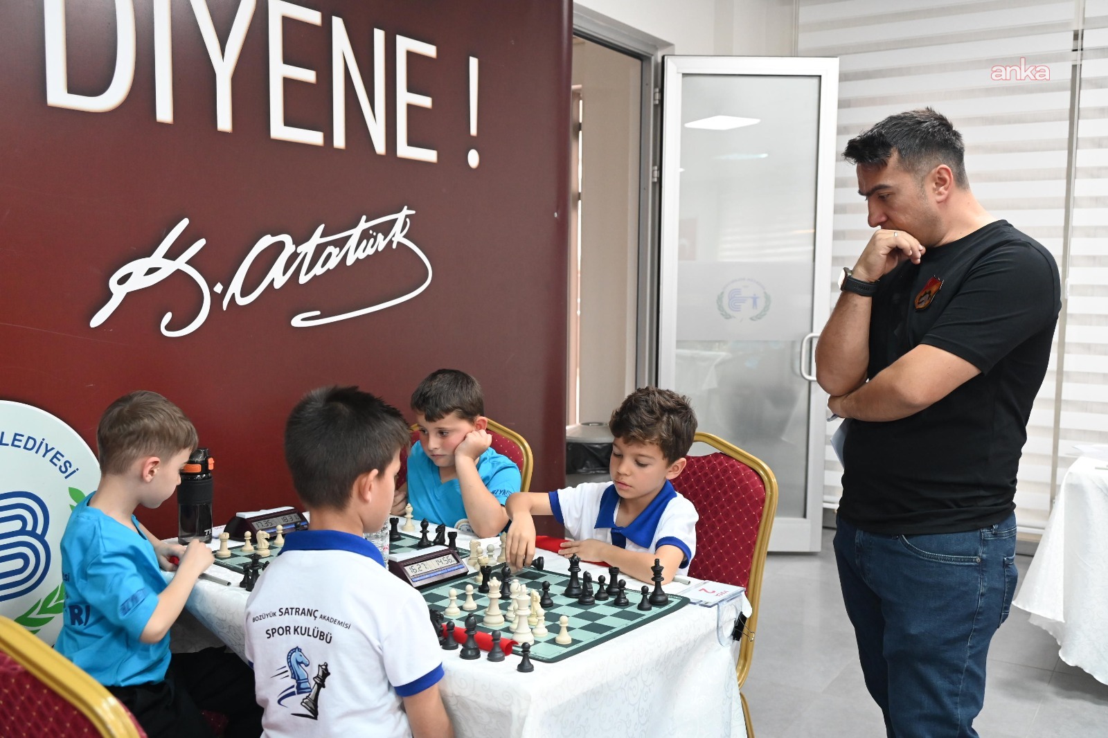 Bozüyük’te Cumhuriyet Bayramı Satranç Turnuvası'na 80 sporcu katıldı