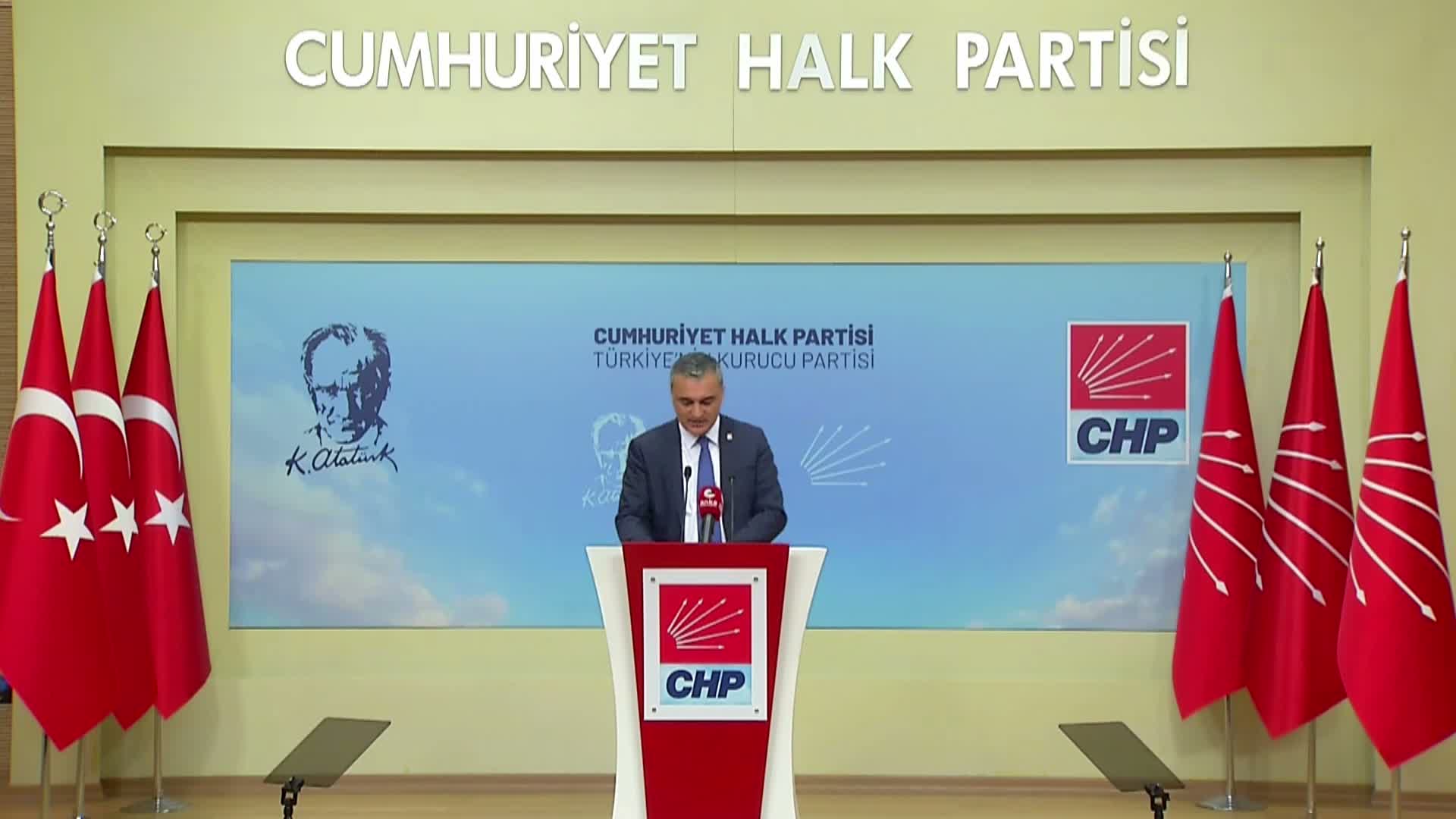 CHP Sözcüsü Sarı: TBB Başkan Vekili seçiminde YENİ Parti'nin adayı Ayşe Ünlüce'yi destekleyeceğiz