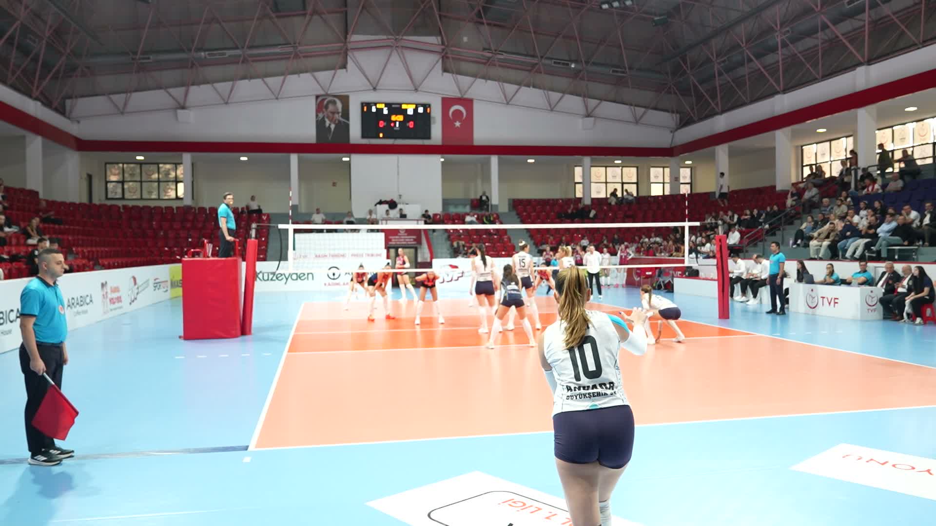 ABB Spor Kulübü Kadın Voleybol Takımı, Ankara’da 1. Lig’in ilk maçına çıktı