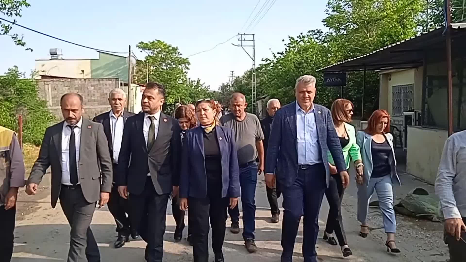 CHP Adana Milletvekili Barut'tan Osmaniye'de selden zarar gören çiftçilere ziyaret