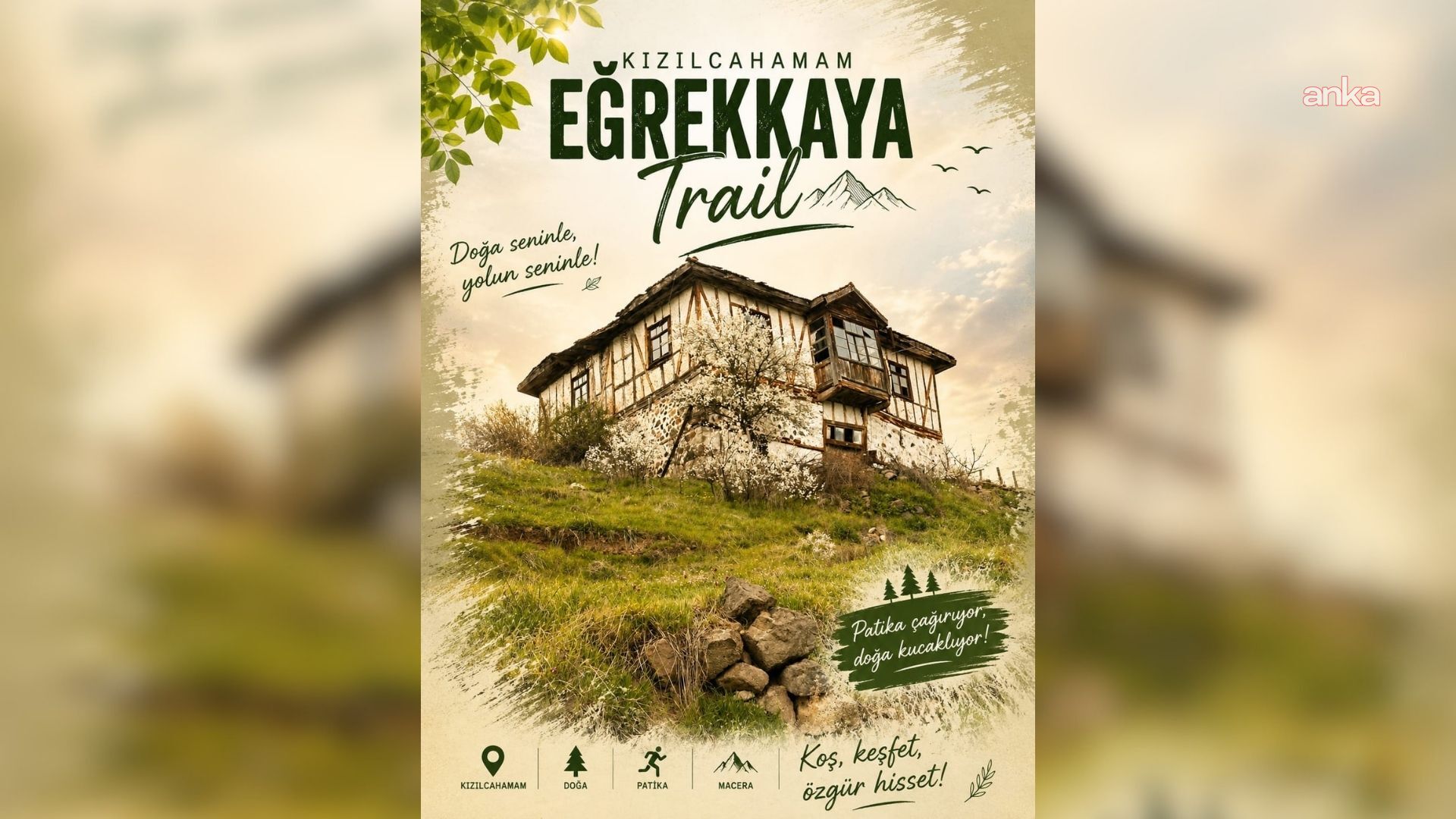 Kızılcahamam'da 4-5 Eylül'de Eğrekkaya Trail düzenlenecek