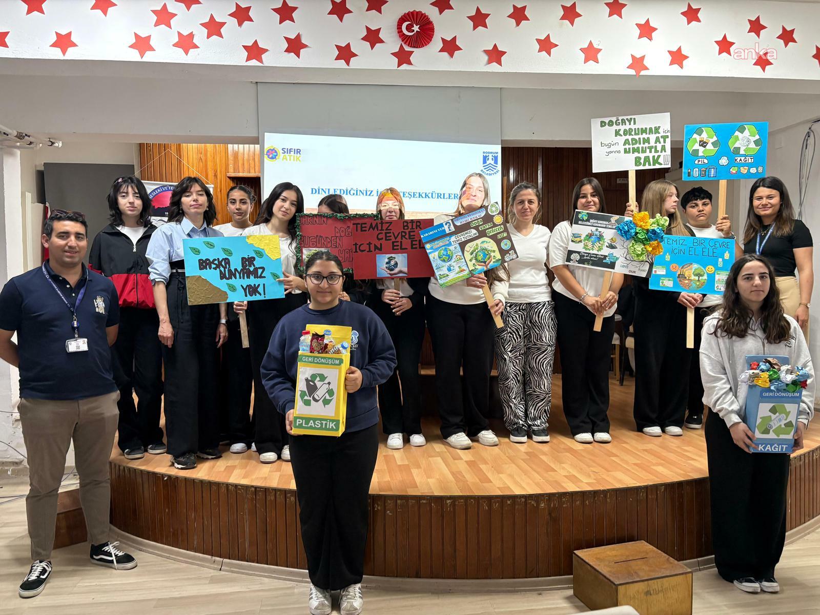 Bodrum’da öğrencilere sıfır atık eğitimi