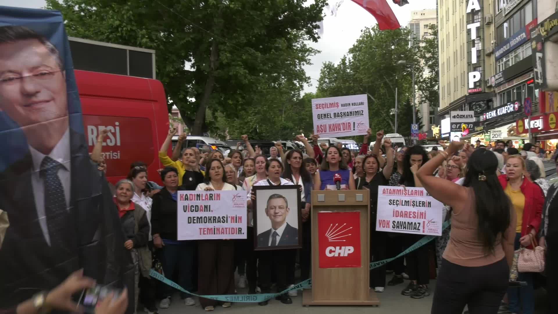 CHP Ankara İl Kadın Kolları Başkanlığı’ndan Asu Kaya’nın görevden alınmasına tepki
