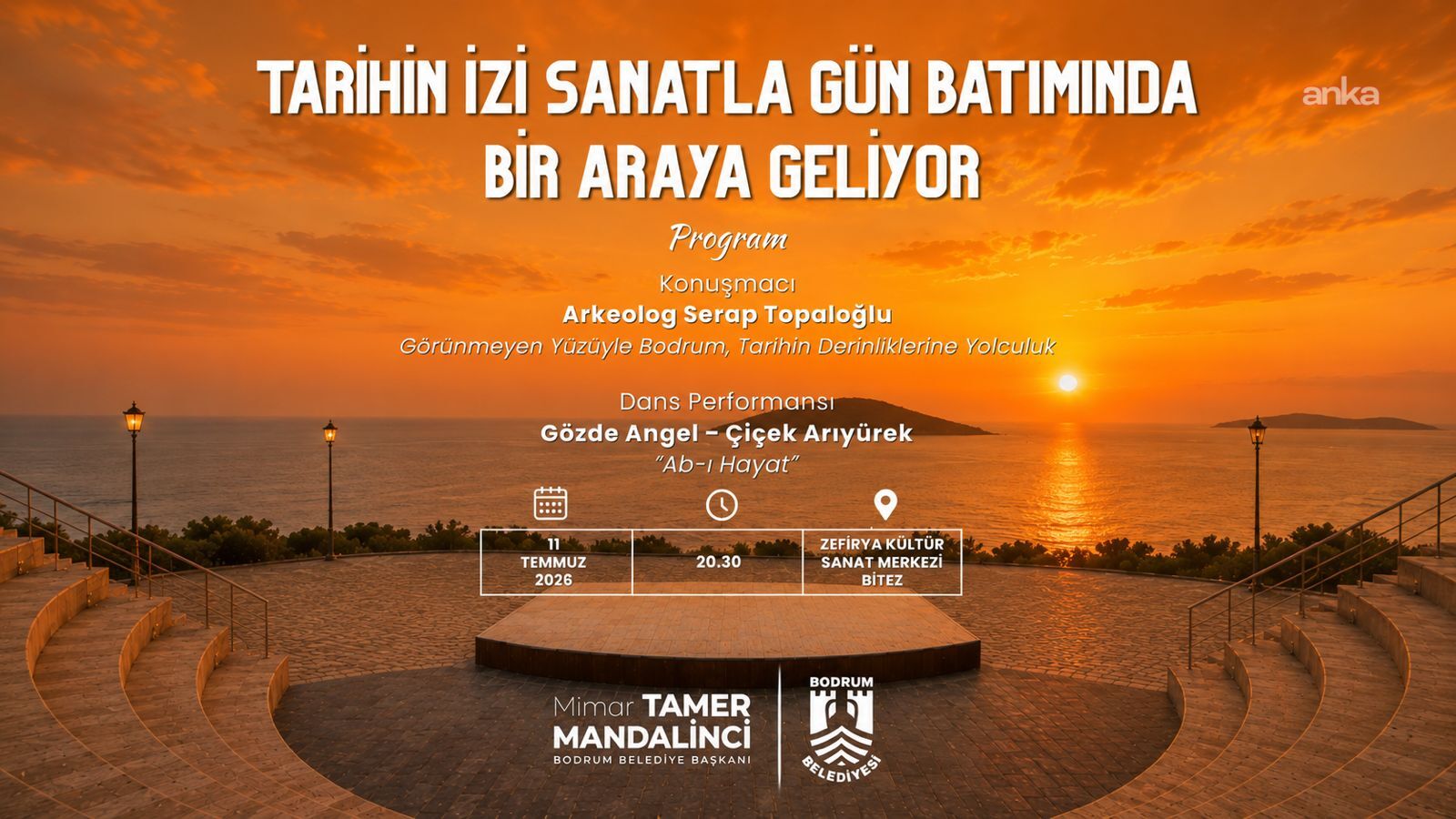 Bodrum’da “Açık Hava Kültür Söyleşileri” başlıyor