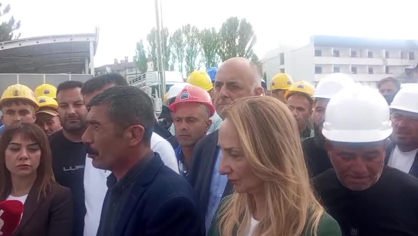 Doruk Maden işçilerinin Beypazarı'nda bekleyişi sürüyor... İşçiler, perşembe günü Yıldızlar Holding önünde toplanacak