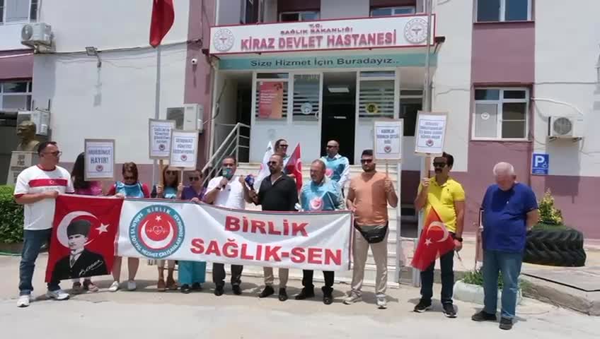 Birlik Sağlık-Sen'den Kiraz Devlet Hastanesi'nde mobbing iddialarının araştırılması çağrısı