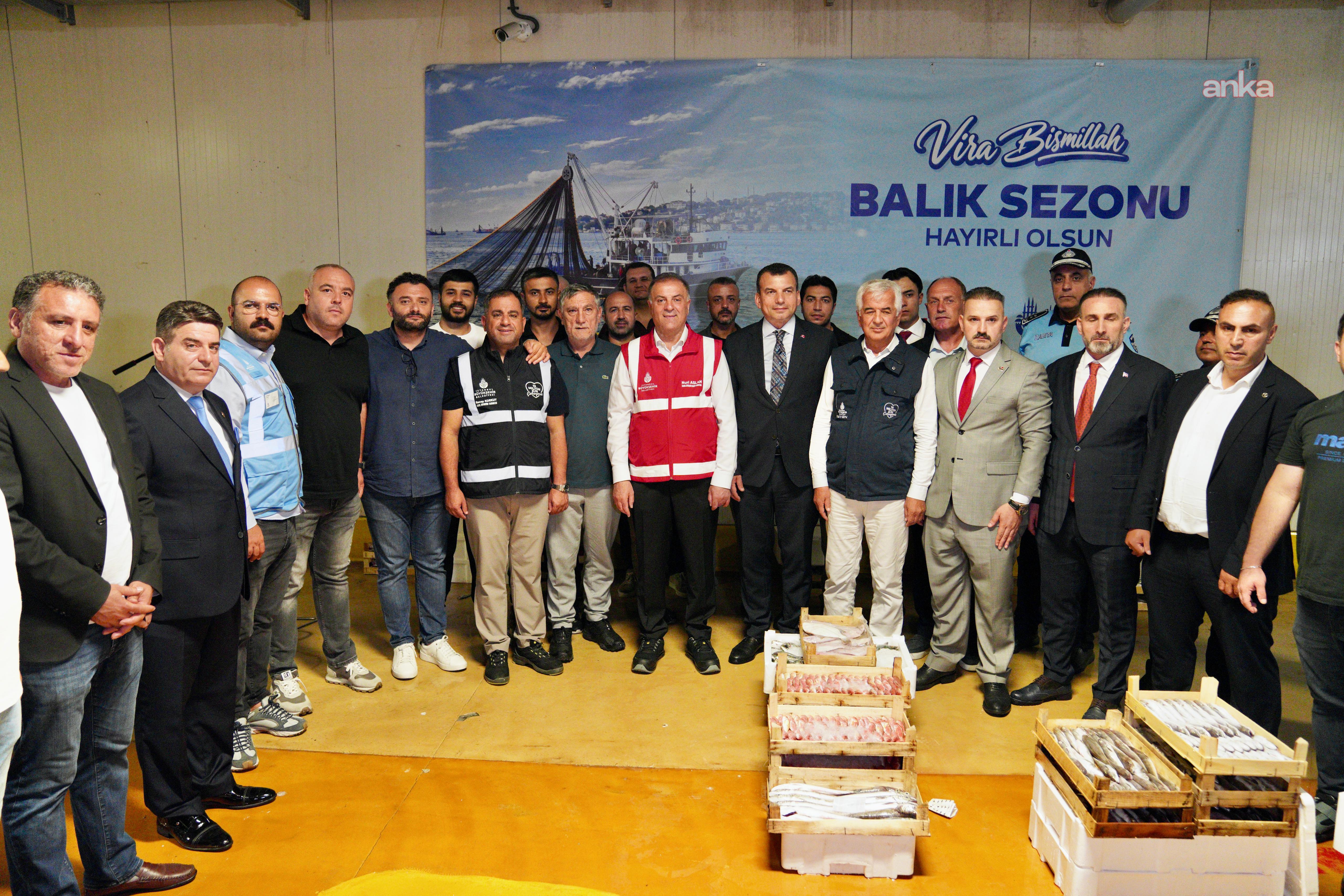 Av yasağı kalktı, İBB Başkanvekili Nuri Aslan, balıkçılara "Rastgele, Vira Bismillah" dedi