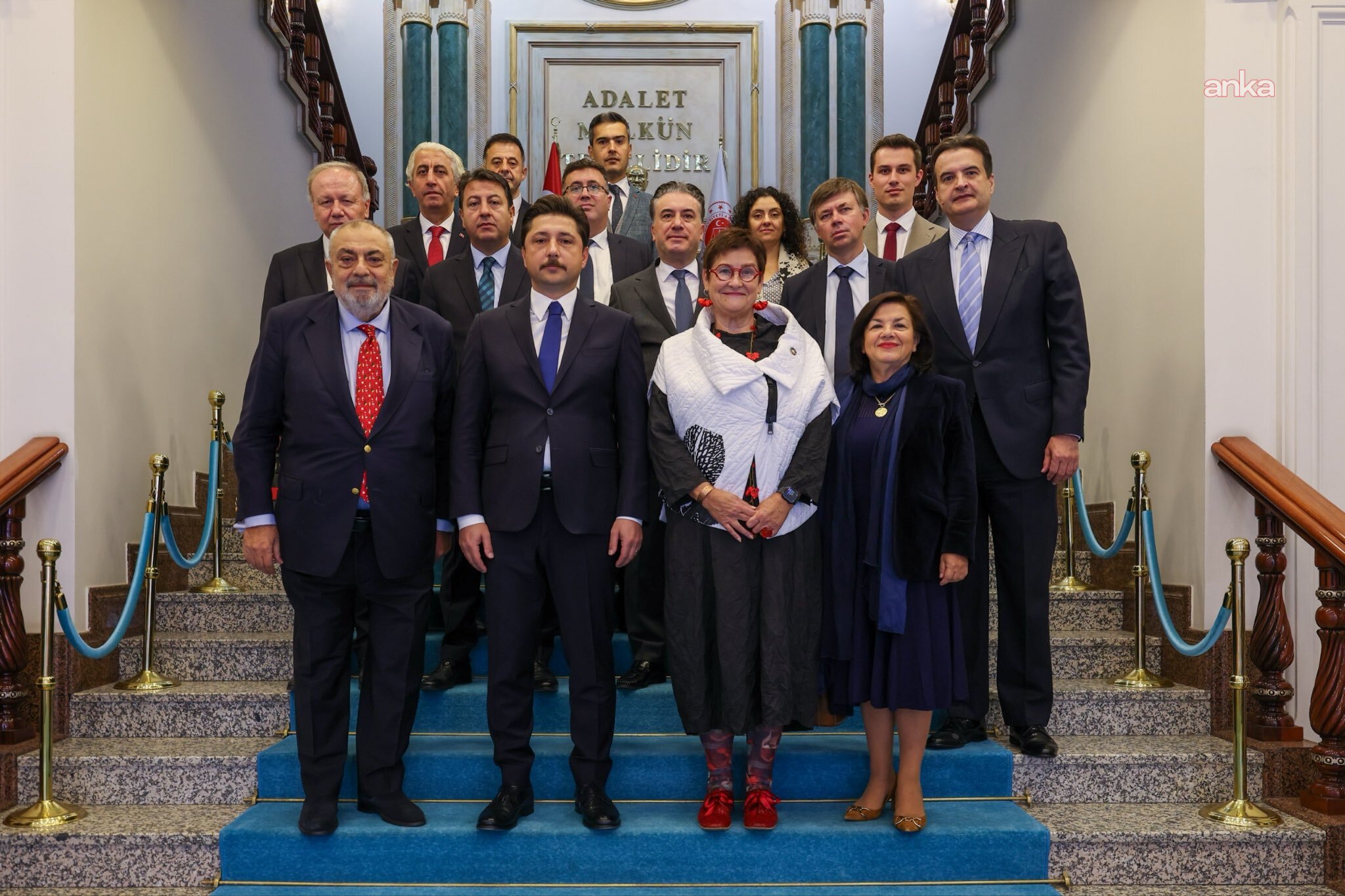 Adalet Bakan Yardımcısı Ceyhan, AKPM Başkanı Bayr ve beraberindeki heyetle görüştü