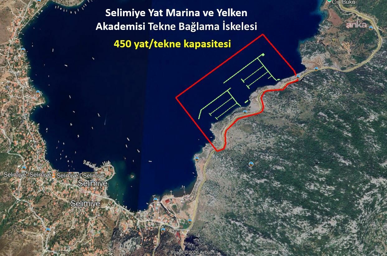 Marmaris’te Yat Limanı Projesi'ne ÇED olumlu kararı ikinci kez iptal edildi