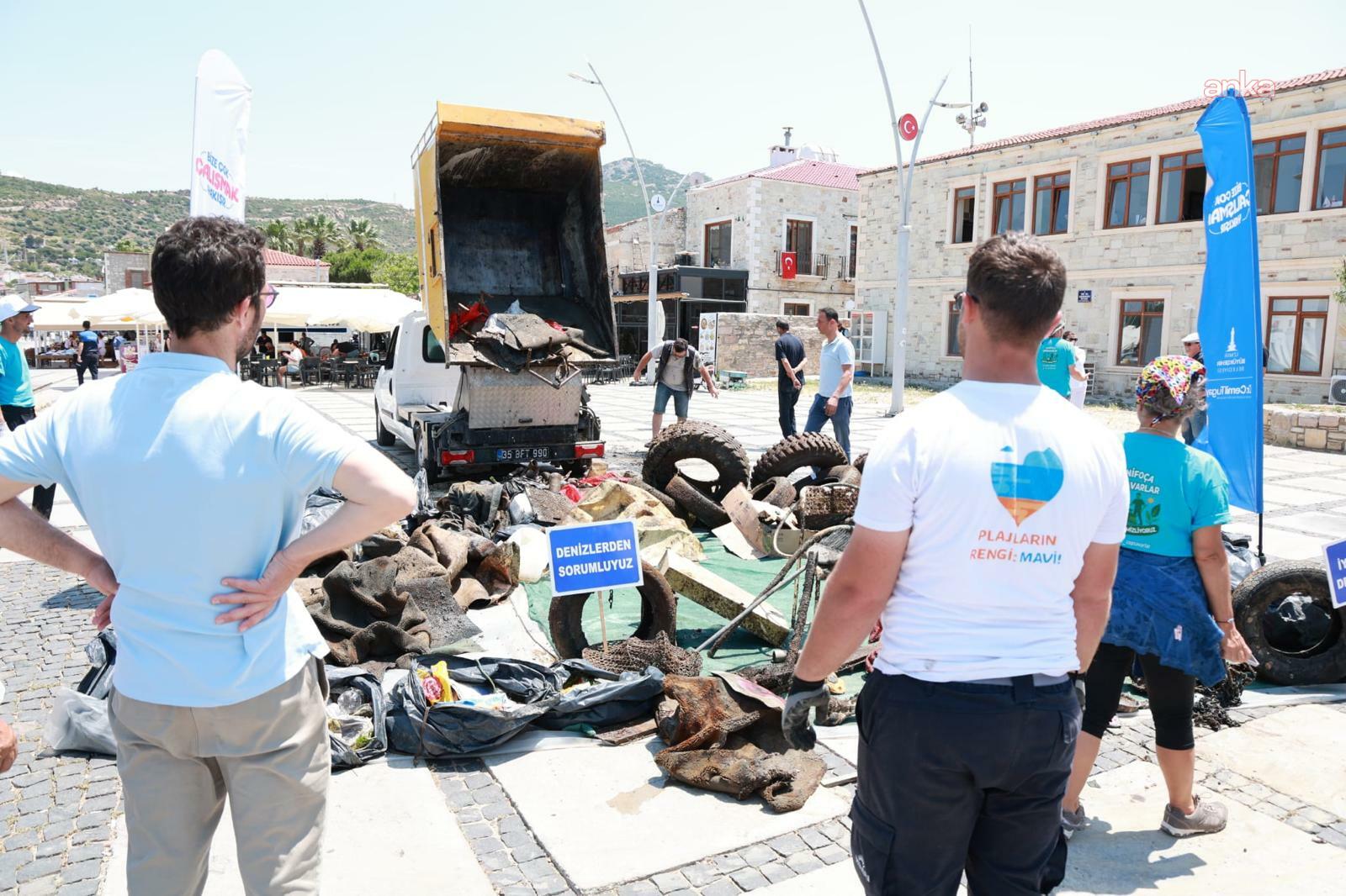 Yeni Foça’da denizden çıkanlar şaşırttı