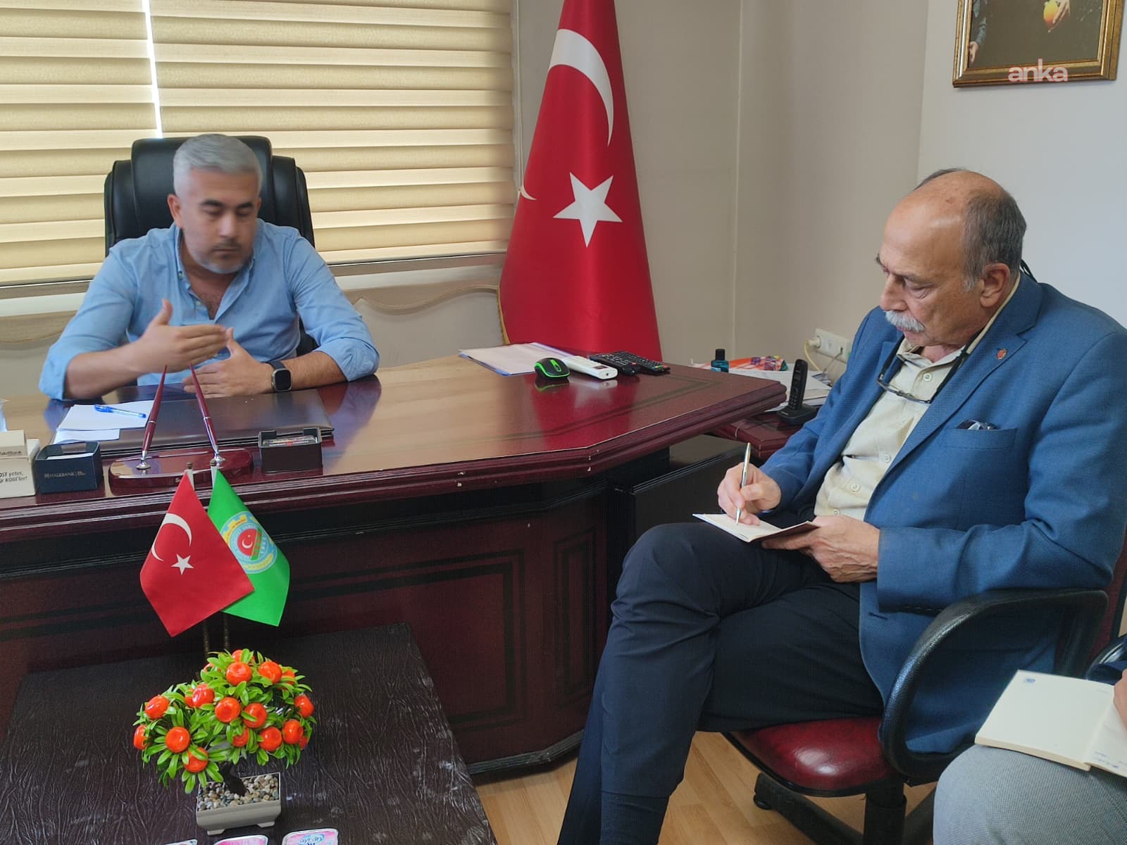 Emek Partililerden Erzin Ziraat Odası'na ziyaret