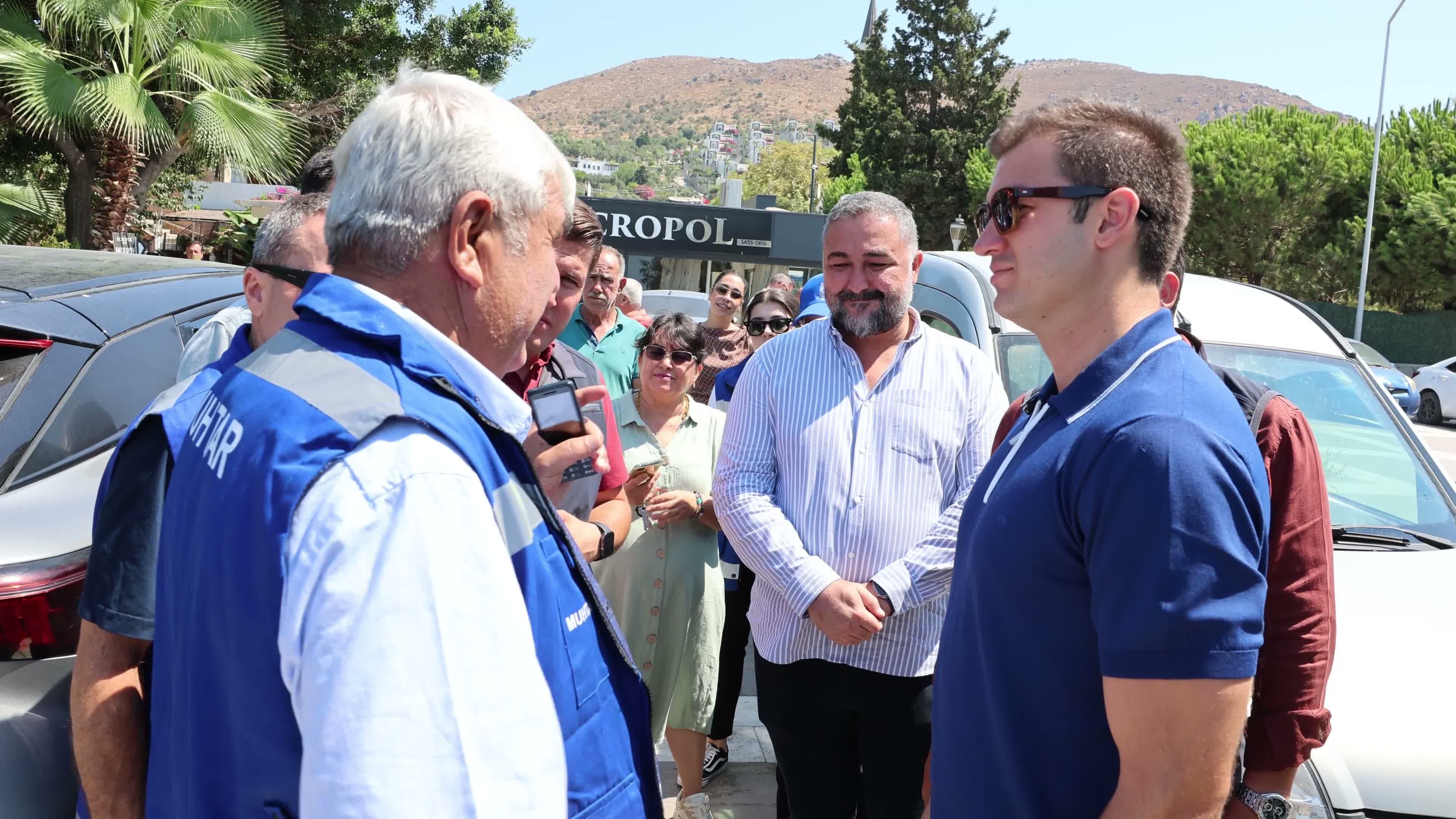 Bodrum Belediye Başkanı Mandalinci, mahalle ziyaretlerine devam ediyor
