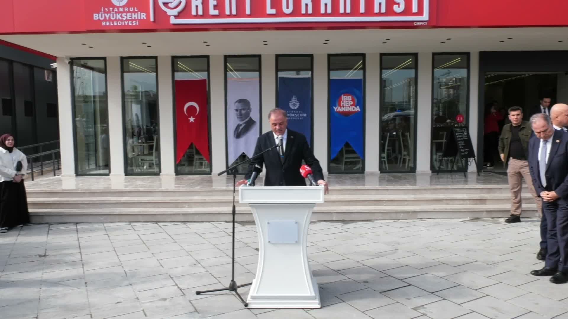 İBB, 22’nci Kent Lokantasını Çırpıcı'da açtı... Nuri Aslan: Cumhuriyet halkçılıktır