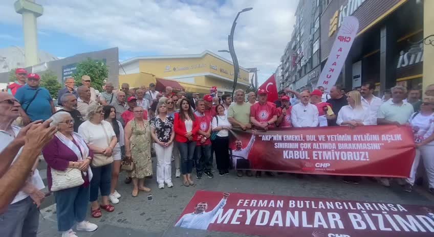 Görevden alınan CHP Samsun İl Örgütü'nün basın açıklaması: Emekli aylıkları yükseltilsin