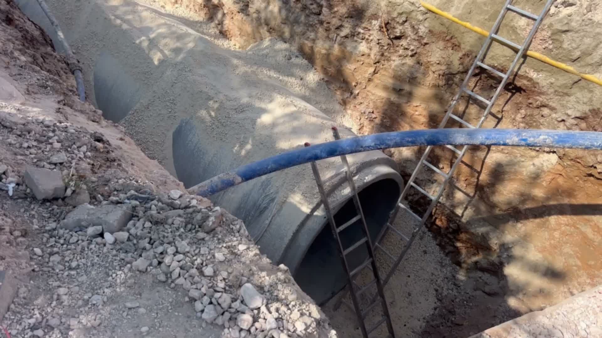 Adıyaman Belediye Başkanı Tutdere, yağmur suyu ve kanalizasyon çalışmalarını inceledi
