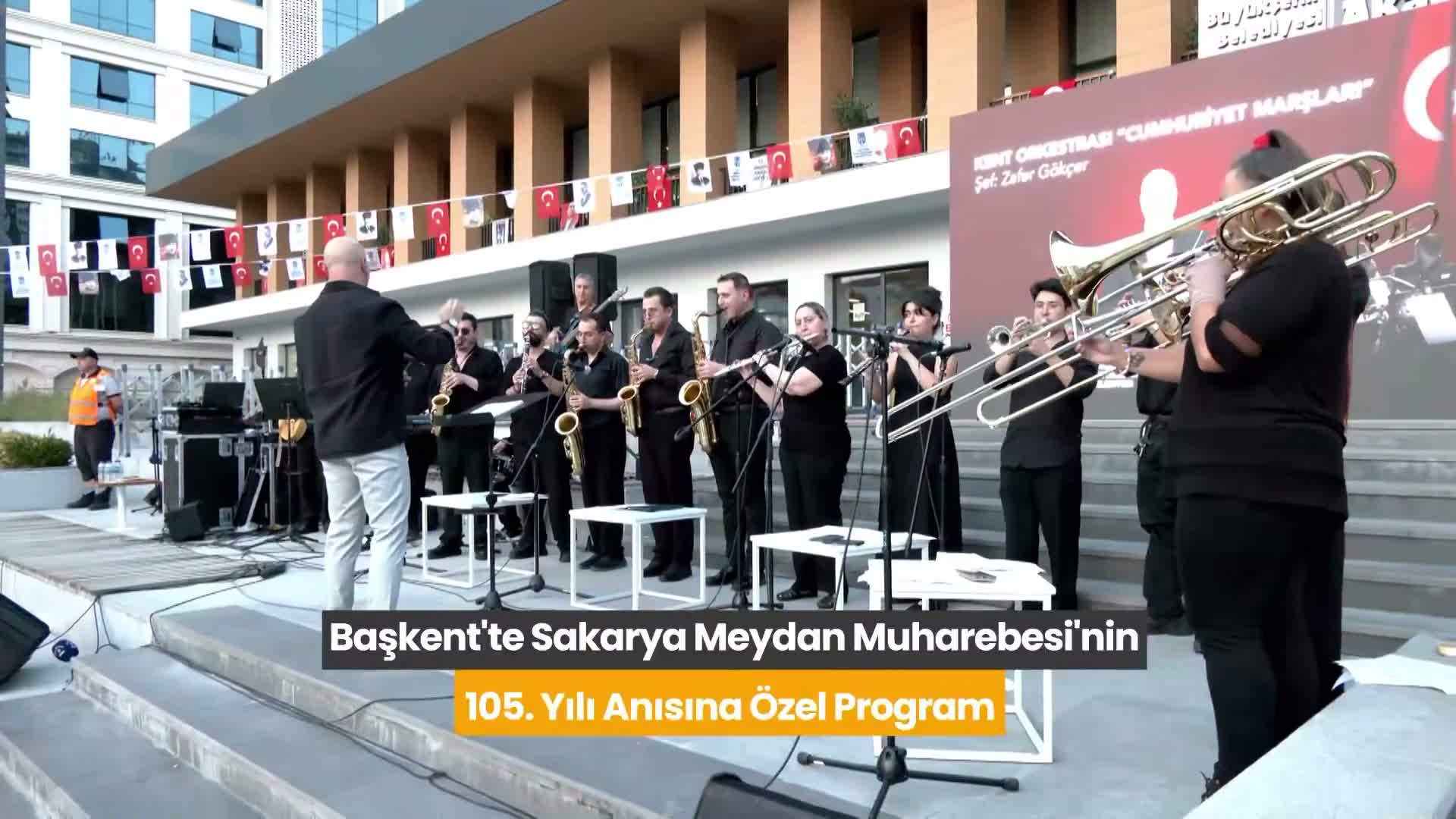 Başkent'te Sakarya Meydan Muharebesi'nin 105'inci yılı dolayısıyla özel program