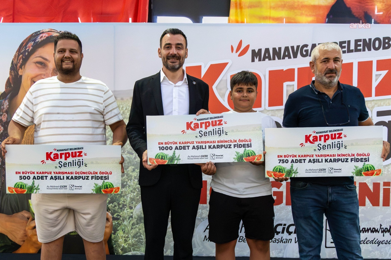 Manavgat Belenobası Karpuz Şenliği'nde üreticinin emeği kutlandı