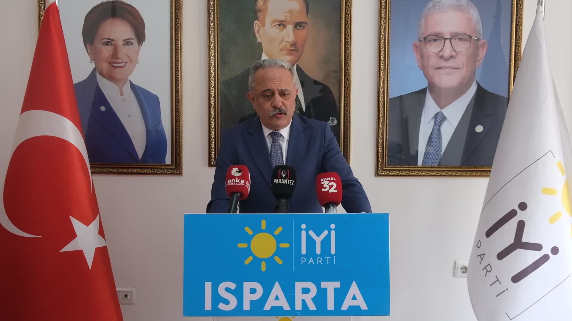 İYİ Parti Isparta Sözcüsü Baş: "Eğirdir'in geleceği risk altında"