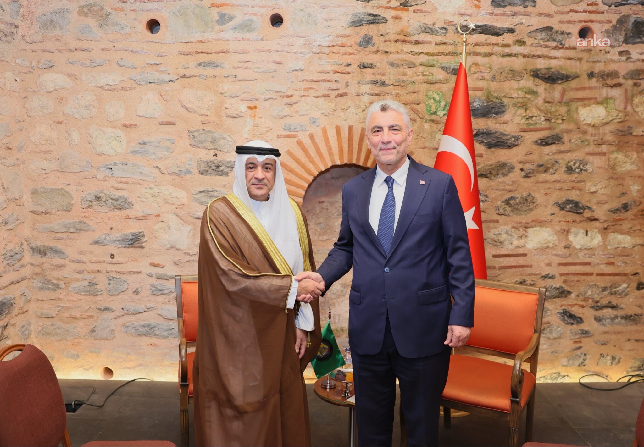 Bakan Bolat, Körfez İşbirliği Konseyi Genel Sekreteri Al-Budaiwi ile görüştü