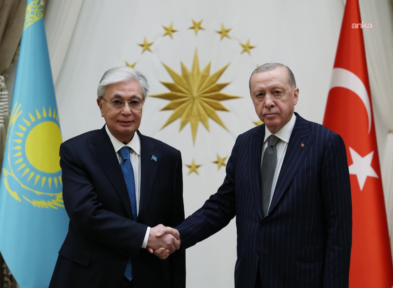Cumhurbaşkanı Erdoğan, Kazakistan Cumhurbaşkanı Tokayev ile görüştü: Ticaret, enerji ve savunma sanayi ele alındı