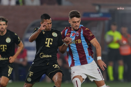 Trabzonspor, Ferencvaros’a 1-0 mağlup oldu