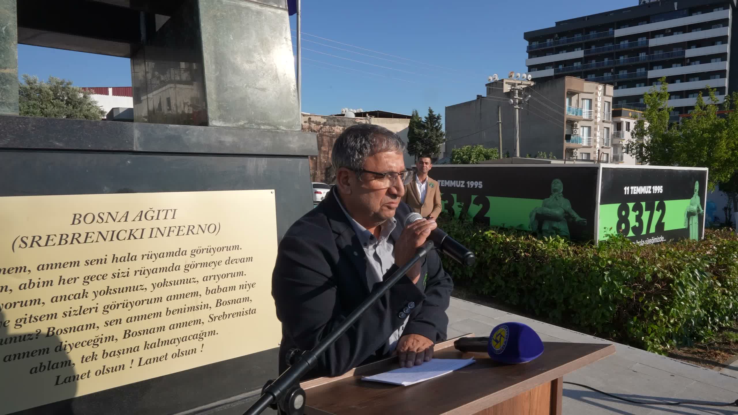 Srebrenitsa Soykırımı kurbanları Buca'da anıldı