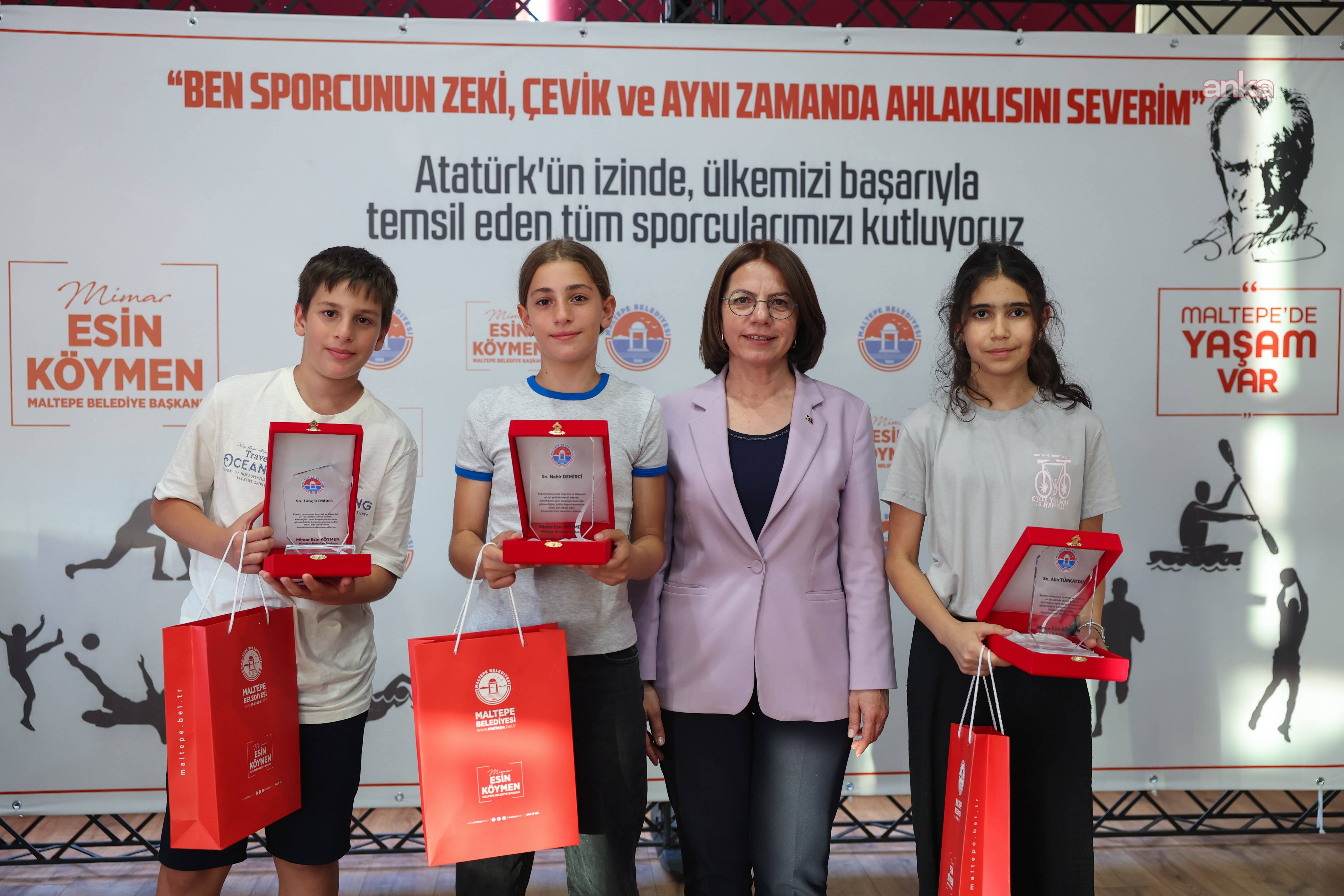 Belediye Başkanı Köymen, Maltepeli sporcular ile buluştu