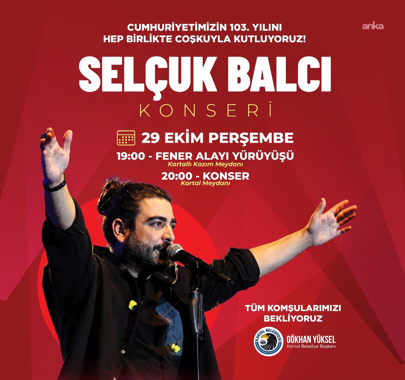 Kartal'da Cumhuriyet Bayramı sergiler, turnuvalar ve konserlerle kutlanacak