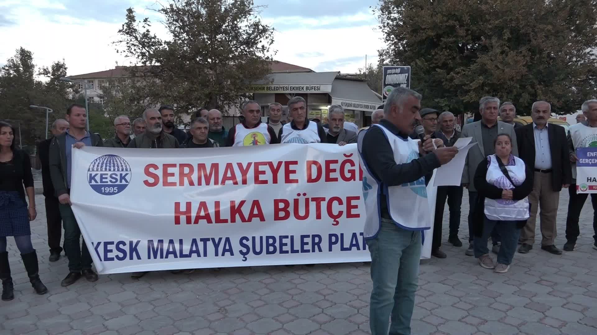 BES Malatya Şubesi'nden 2027 bütçesine tepki