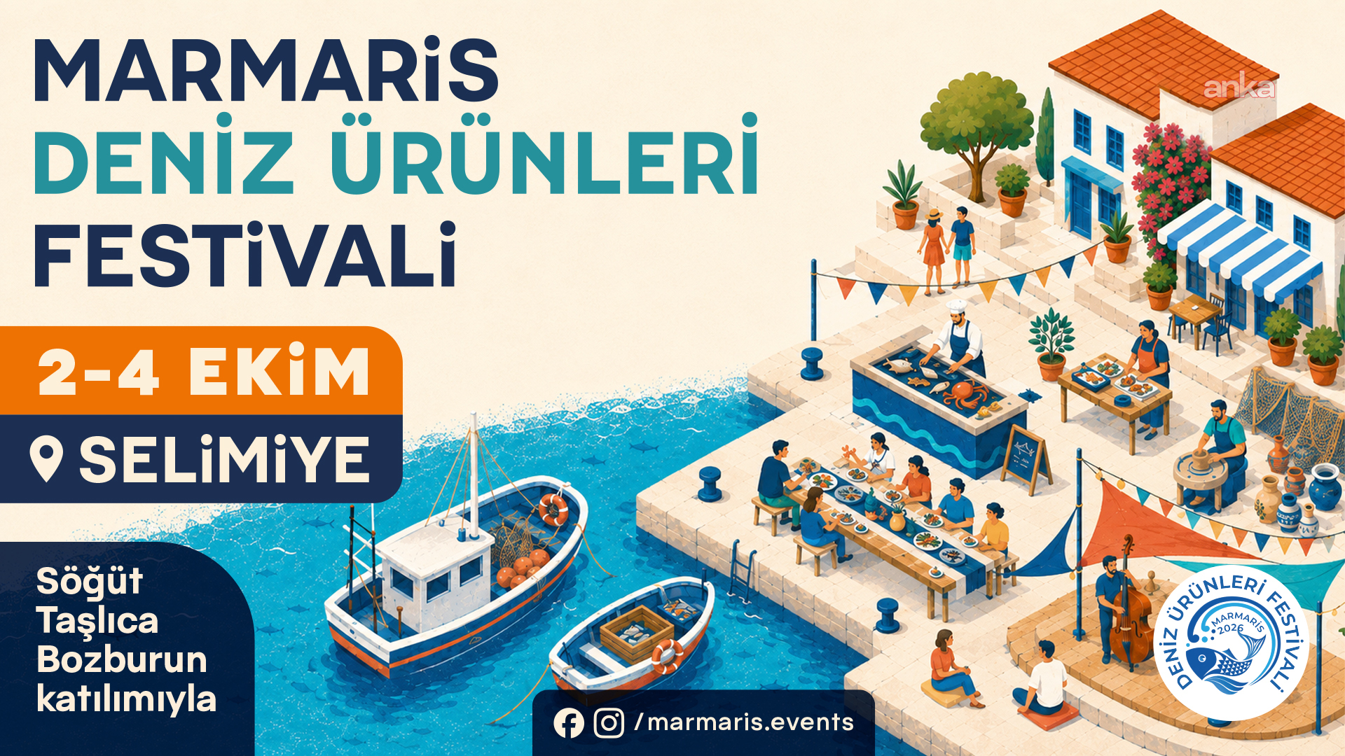 2'nci Marmaris Deniz Ürünleri Festivali için geri sayım başladı