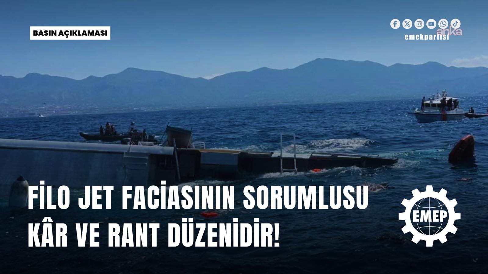 Girne açıklarında geminin alabora olması... Seyit Aslan: "Kıbrıs halkının iradesi Ankara’nın ve sermayenin çıkarlarına teslim edilemez"