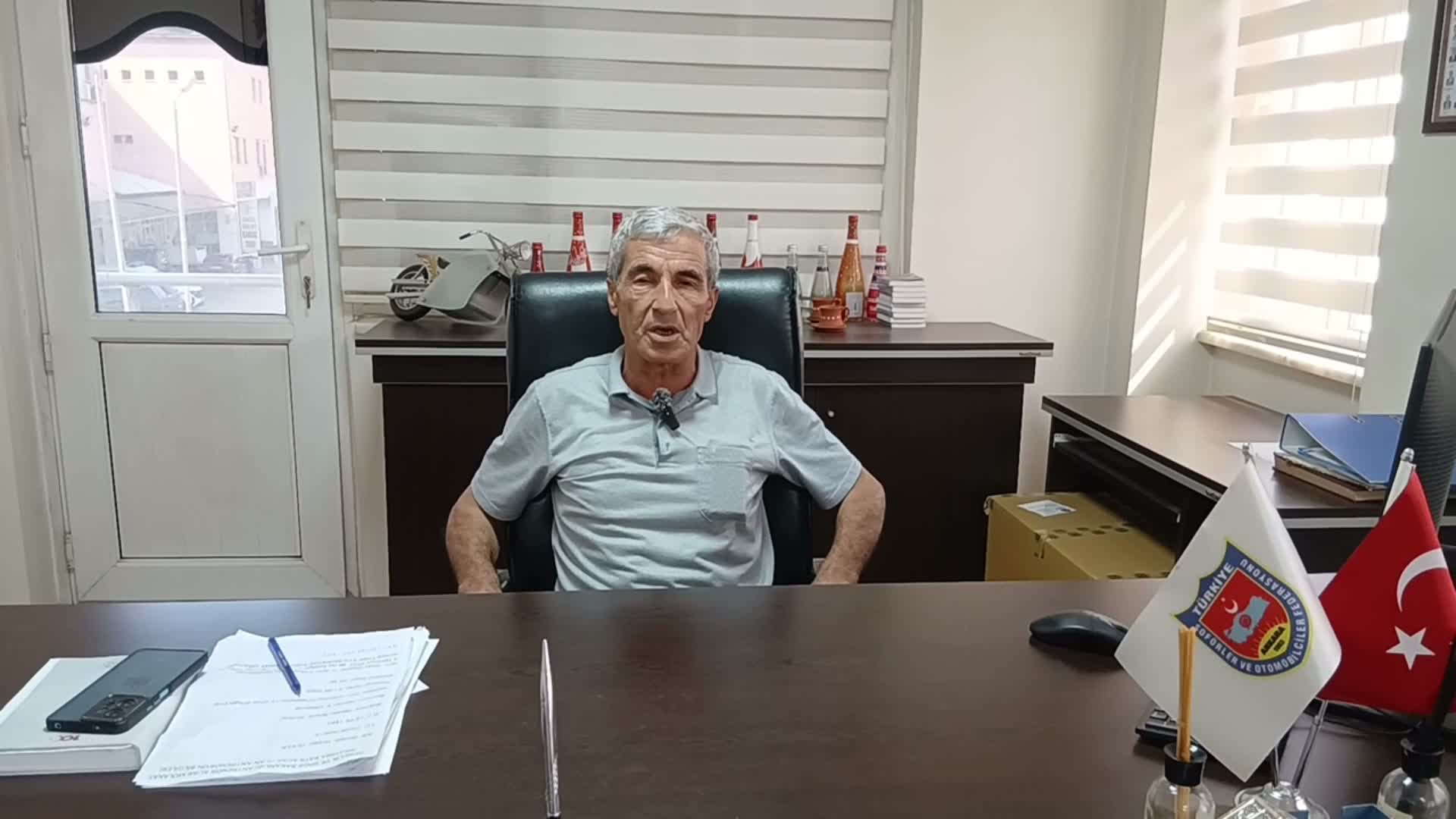 Karacasu Şoförler Odası Başkanı Gülgen: "Belediye otobüsleri çalıştığı müddetçe üyeler para kazanmıyor"