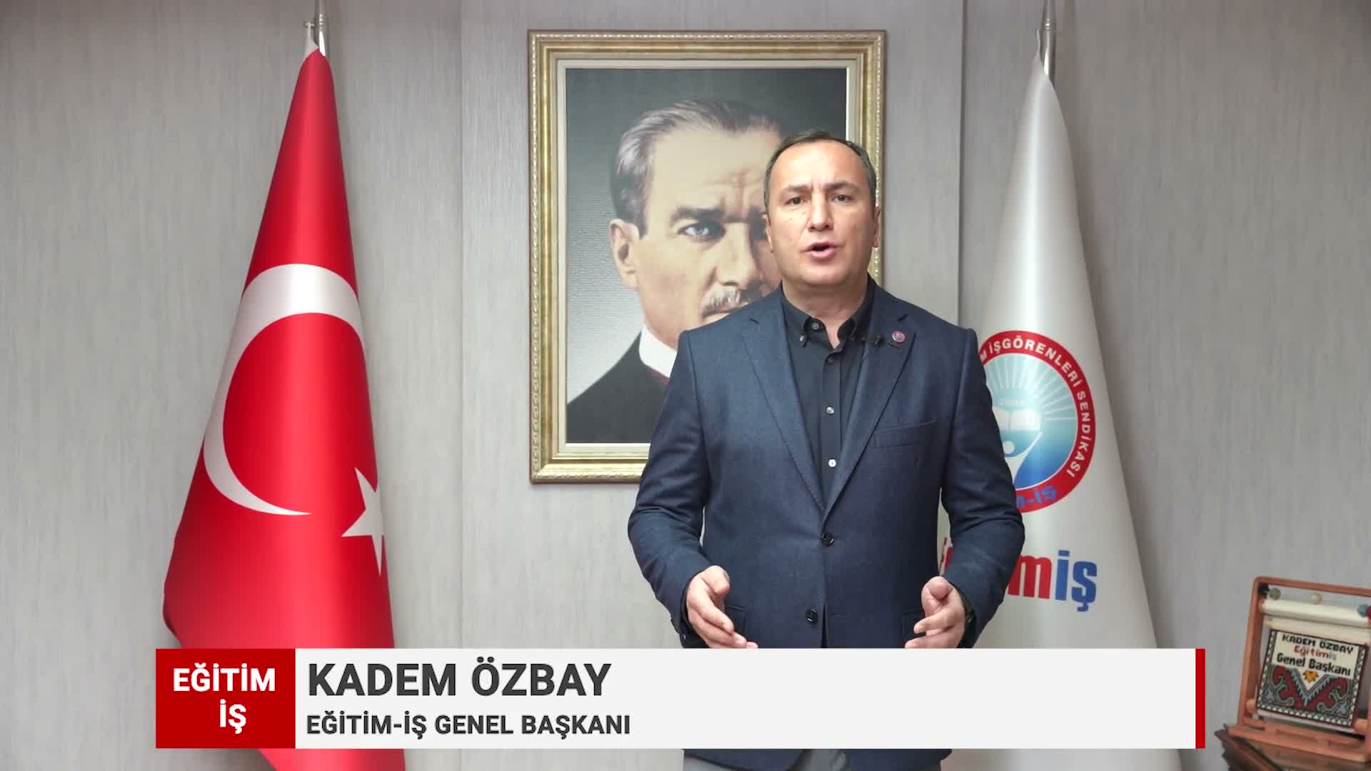 Eğitim İş Genel Başkanı Özbay'dan okullarda artan şiddet olaylarına karşı "ortak mücadele" çağrısı