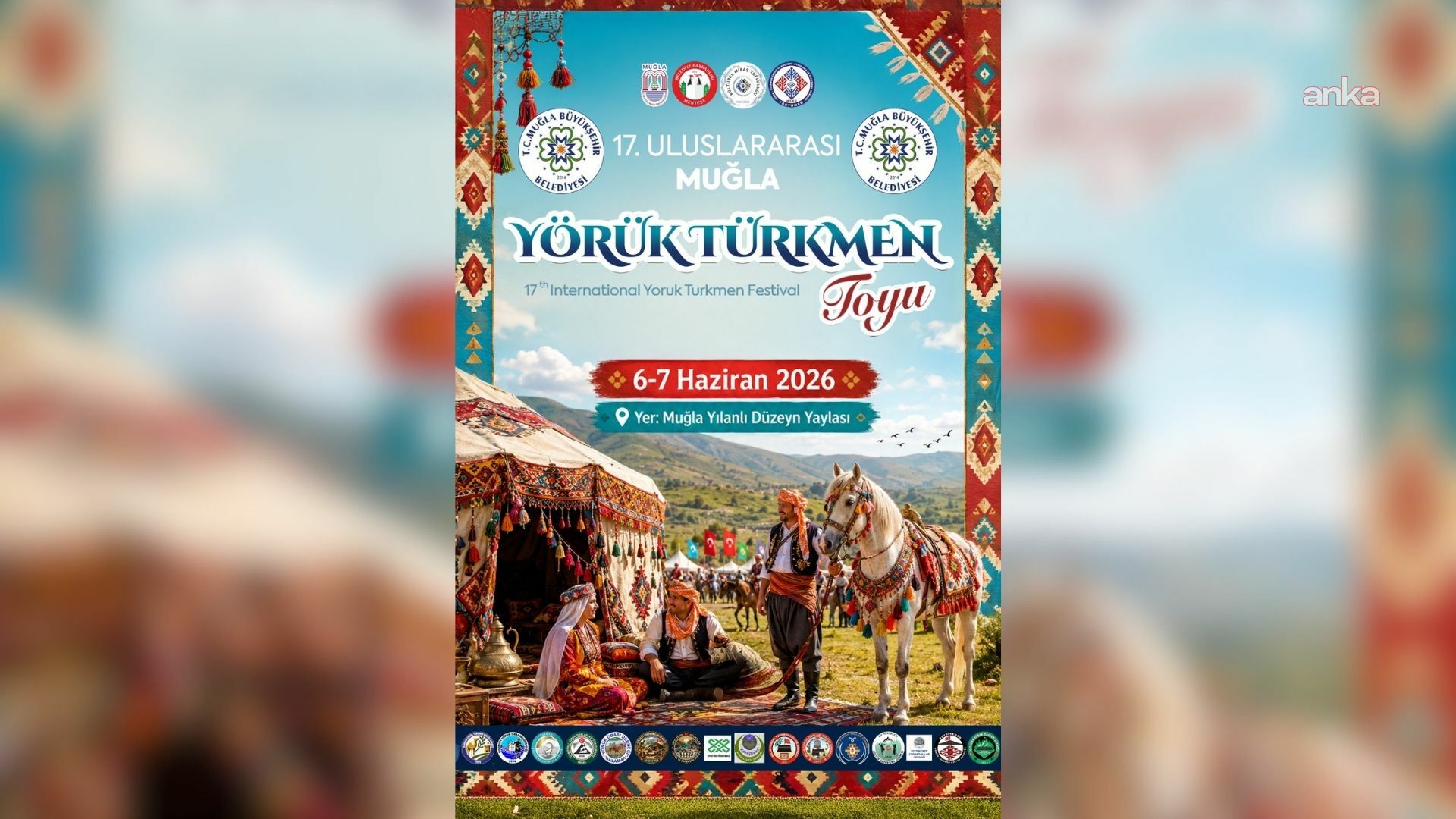 Muğla’da "17. Uluslararası Yörük-Türkmen Toyu" başlıyor