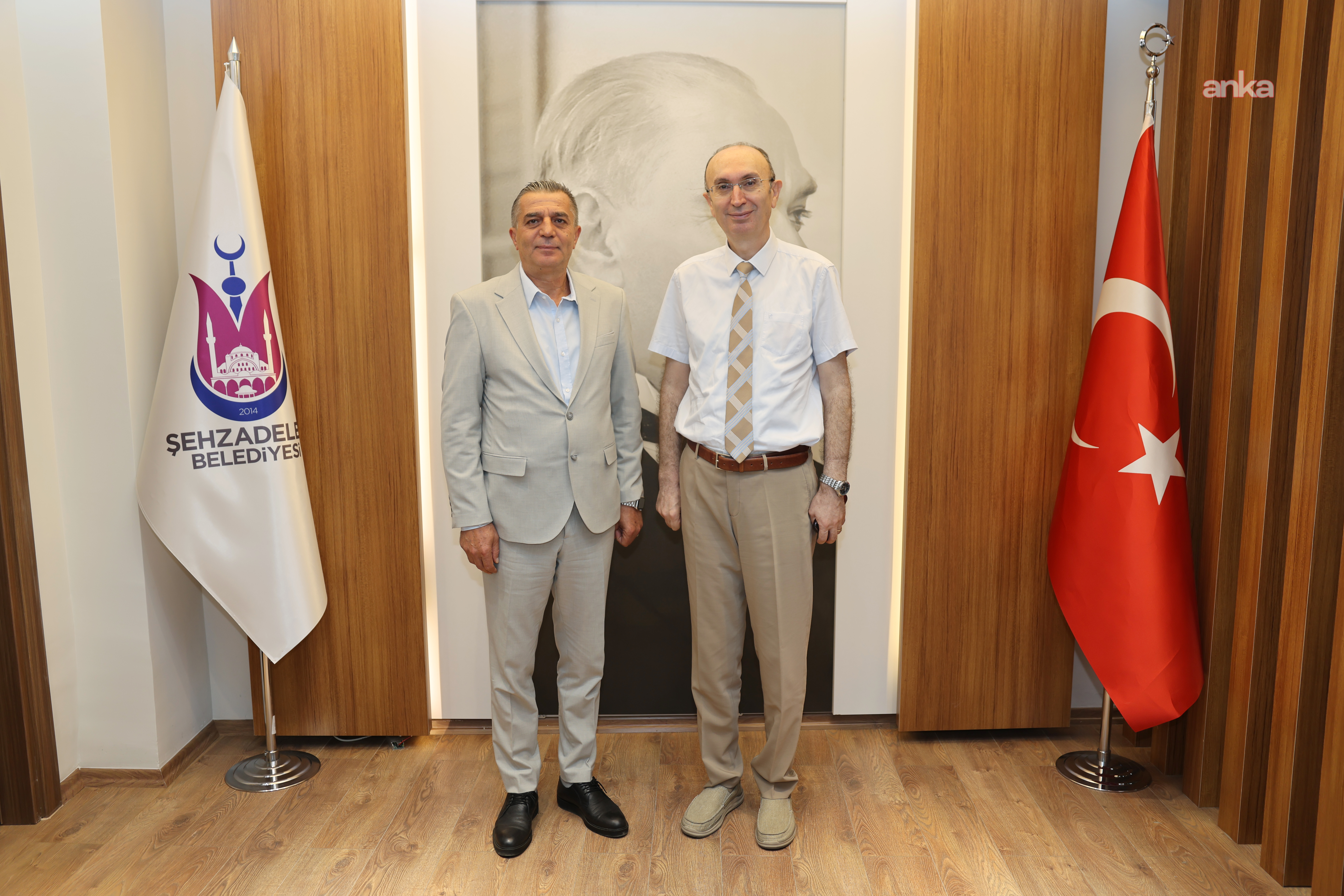 Şehzadeler Belediye Başkanı Şimşek, Kaymakam Yazar'ı ağırladı